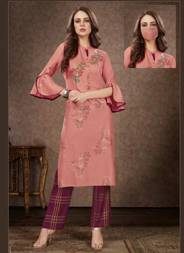Maanaa Vol 8 Cotton Silk With Embroidery Work Kurti With Bottom Classy Look Collection 825-830